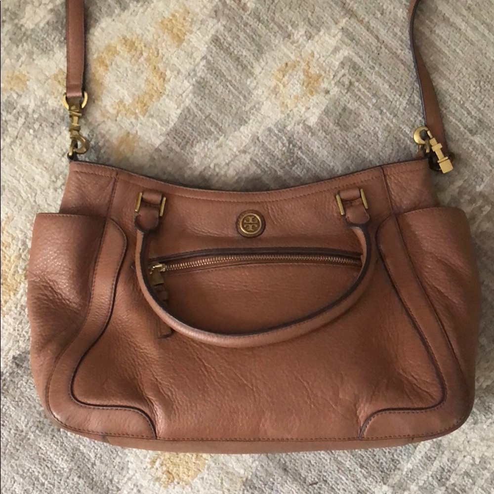 Tory Burch Pebbled Leather Robinson Purse